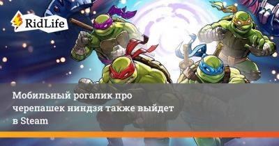 Мобильный рогалик про черепашек ниндзя также выйдет в Steam - ridus.ru