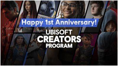 Happy 1st Anniversary Ubisoft Creators Program! - news.ubisoft.com