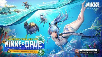 Goddess of Victory: Nikke и Dave The Diver объединились для одного из самых необычных кроссоверов в индустрии - gametech.ru - Корея