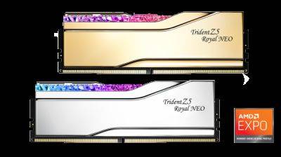 G.Skill представляет память Trident Z5 Royal Neo DDR5-8000 для Ryzen 9000 с поддержкой профилей AMD EXPO - playground.ru