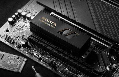 ADATA Legend 970 PRO - новый накопитель PCIe Gen5 со скоростью до 14 ГБ/с оснащенный компактным активным радиатором - playground.ru
