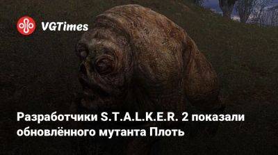 Разработчики S.T.A.L.K.E.R. 2 показали обновлённого мутанта Плоть - vgtimes.ru - Сша - Германия