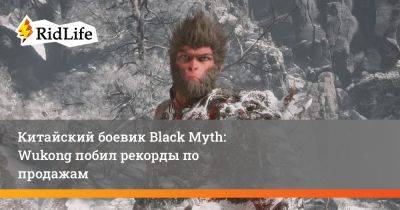 Китайский боевик Black Myth: Wukong побил рекорды по продажам - ridus.ru - Китай