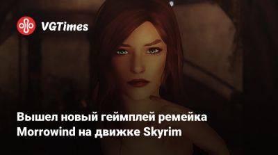 Вышел новый геймплей ремейка Morrowind на движке Skyrim - vgtimes.ru