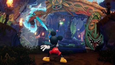 Микки Маус - Сражения и мрачный мир в геймплее Epic Mickey: Rebrushed - gametech.ru