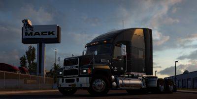 Новые грузовики в American Truck Simulator. Скриншоты редкого Mack Black Anthem и массовой модели - gametech.ru - Сша - Россия