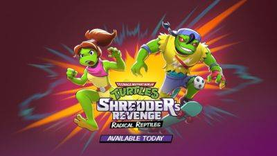 Мона Лиза - Teenage Mutant Ninja Turtles: Shredder's Revenge получит дополнение Radical Reptiles - playground.ru