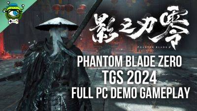 На Tokyo Game Show показали 9 минут геймплея из ПК-версии Phantom Blade Zero - playground.ru - Tokyo