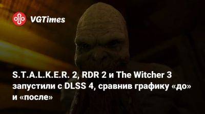 S.T.A.L.K.E.R. 2, RDR 2 и The Witcher 3 запустили с DLSS 4, сравнив графику «до» и «после» - vgtimes.ru