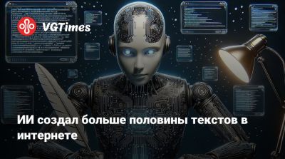 ИИ создал больше половины текстов в интернете - vgtimes.ru