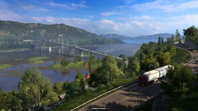 Новые скриншоты из будущего DLC Северные горизонты для Euro Truck Simulator 2 - фьорды и горы - playground.ru - Швеция - Норвегия