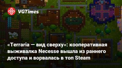 «Terraria — вид сверху»: кооперативная выживалка Necesse вышла из раннего доступа и ворвалась в топ Steam - vgtimes.ru