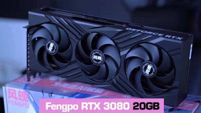 В Китае представили кастомную GeForce RTX 3080 с 20 ГБ памяти - playground.ru - Китай