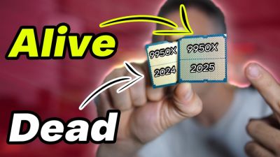 Причиной массовых "смертей" Ryzen 9800X3D может быть заводской брак в некоторых партиях чипов - TYC - playground.ru