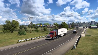 Новые скриншоты из будущего DLC Южная Дакота для American Truck Simulator - поселения - playground.ru - Сша - штат Монтана - штат Вайоминг - штат Северная Дакота