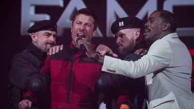 Джош Бролин - Эдгар Райт - Ли Пейс - Скотт Пилигрим - Майкл Сера - Глен Пауэлл - Майкл Бэколл - Уильям Х.Мэйси - "Ни захватывающий, ни глубокий": оценки ремейка "Бегущего человека" - playground.ru