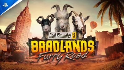 Goat Simulator 3 уезжает в пустоши: вышло безумное DLC Baadlands: Furry Road - playground.ru