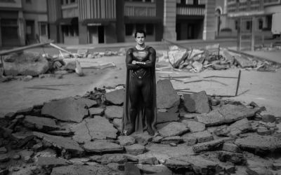 Зак Снайдер - Генри Кавилл - Зак Снайдер поделился ранее неопубликованной фотографией со съёмок "Человека из стали" с Генри Кавиллом - playground.ru