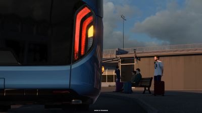 В будущем DLC Coaches для Euro Truck Simulator 2 появится новая функция - удовлетворенность пассажиров - playground.ru