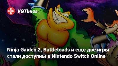 Ninja Gaiden 2, Battletoads и еще две игры стали доступны в Nintendo Switch Online - vgtimes.ru