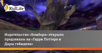 Гарри Поттер - Издательство «Бомбора» открыло предзаказы на «Гарри Поттера и Дары геймдева» - ridus.ru