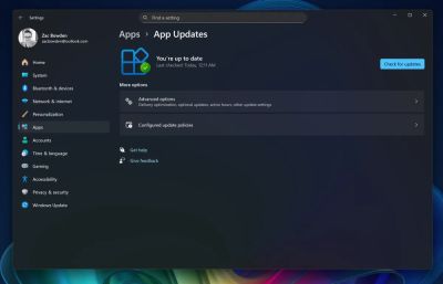 Microsoft добавила в настройки Windows 11 новую страницу для обновления приложений - playground.ru