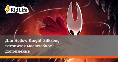 Для Hollow Knight: Silksong готовится масштабное дополнение - ridus.ru