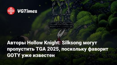 Авторы Hollow Knight: Silksong могут пропустить TGA 2025, поскольку фаворит GOTY уже известен - vgtimes.ru