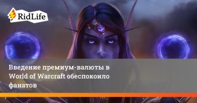 Введение премиум-валюты в World of Warcraft обеспокоило фанатов - ridus.ru