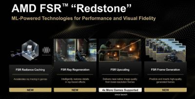 AMD FSR Redstone наконец вышла: ИИ-масштабирование, генератор кадров и реконструкция лучей — но только для самых новых Radeon - 3dnews.ru