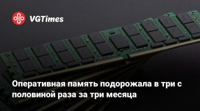 Оперативная память подорожала в три с половиной раза за три месяца - vgtimes.ru - Германия - Kingston