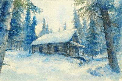 Загрузочные экраны в "Зимней хижине", которые переносят в сказку и отвлекают от дедлайнов! - playground.ru