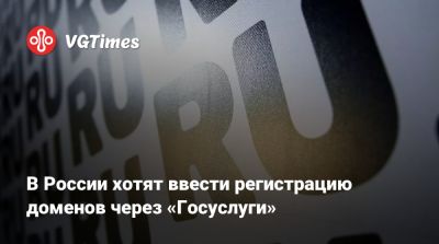 В России хотят ввести регистрацию доменов через «Госуслуги» - vgtimes.ru - Россия
