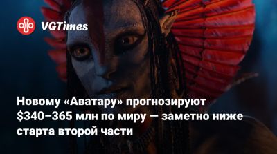 Джеймс Кэмерон - Сэм Уортингтон - Джеймс Кэмерон (James Cameron) - Зоя Салдана - Новому «Аватару» прогнозируют $340–365 млн по миру — заметно ниже старта второй части - vgtimes.ru - Сша