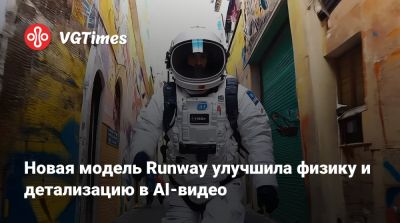 Новая модель Runway улучшила физику и детализацию в AI-видео - vgtimes.ru