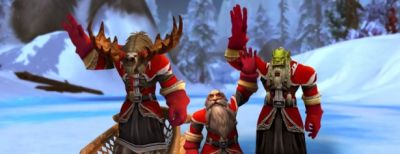 Разработчики и участники сообщества World of Warcraft поздравляют друг друга с зимними праздниками - noob-club.ru