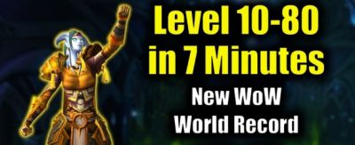 Игрок WoW смог развить своего персонажа с 10 до 80 уровня за рекордные 7 минут и 15 секунд - noob-club.ru