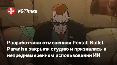 Разработчики отменённой Postal: Bullet Paradise закрыли студию и признались в непреднамеренном использовании ИИ - vgtimes.ru