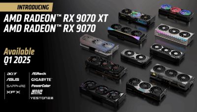 AMD Radeon RX 9070 XT имеет мощность 304 Вт, а RX 9070 - 220 Вт - playground.ru