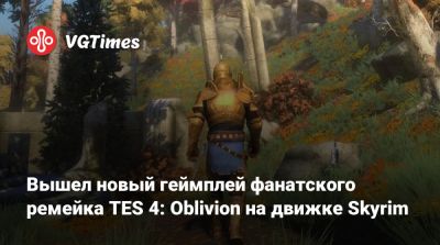 Вышел новый геймплей фанатского ремейка TES 4: Oblivion на движке Skyrim - vgtimes.ru