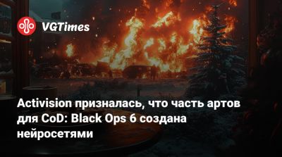 Activision призналась, что часть артов для CoD: Black Ops 6 создана нейросетями - vgtimes.ru