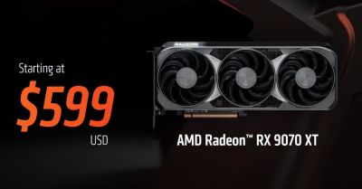 AMD заявляет, что Radeon RX 9070 XT обеспечивает производительность как и RTX 5070 Ti в играх с RT, но на $150 меньше - playground.ru