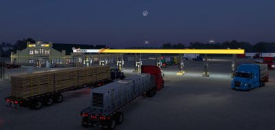 В American Truck Simulator добавят самую большую стоянку в истории игры. Новые скриншоты дополнения про штат Айова - gametech.ru - Сша - штат Айова - state Iowa