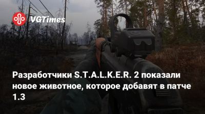 Разработчики S.T.A.L.K.E.R. 2 показали новое животное, которое добавят в патче 1.3 - vgtimes.ru