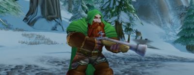 Художник попытался создать модель плаща через плечо для WoW - noob-club.ru