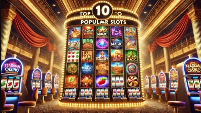 Топ-10 популярных слотов в Flagman Casino - playerone.cc