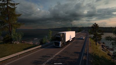 Свежие скриншоты из будущего DLC Северные горизонты для Euro Truck Simulator 2 - Земля тысячи озер - playground.ru - Финляндия