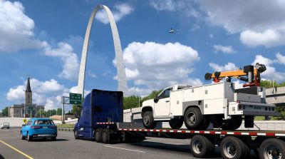 American Truck Simulator получит подземные склады в апреле — трейлер с датой релиза DLC про штат Миссури - gametech.ru - Сша - штат Миссури