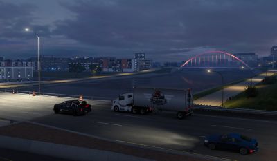 Дорожная сеть Айовы в American Truck Simulator с современной развязкой. Скриншоты дополнения с новым штатом - gametech.ru - Сша - штат Айова - state Iowa