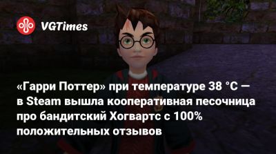 Дэвид Шимански (David Szymanski) - Гарри Поттер - «Гарри Поттер» при температуре 38 °С — в Steam вышла кооперативная песочница про бандитский Хогвартс с 100% положительных отзывов - vgtimes.ru